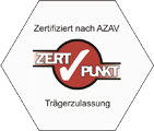 Träger Zertifikat AZAV - Reg. Nr. A60305